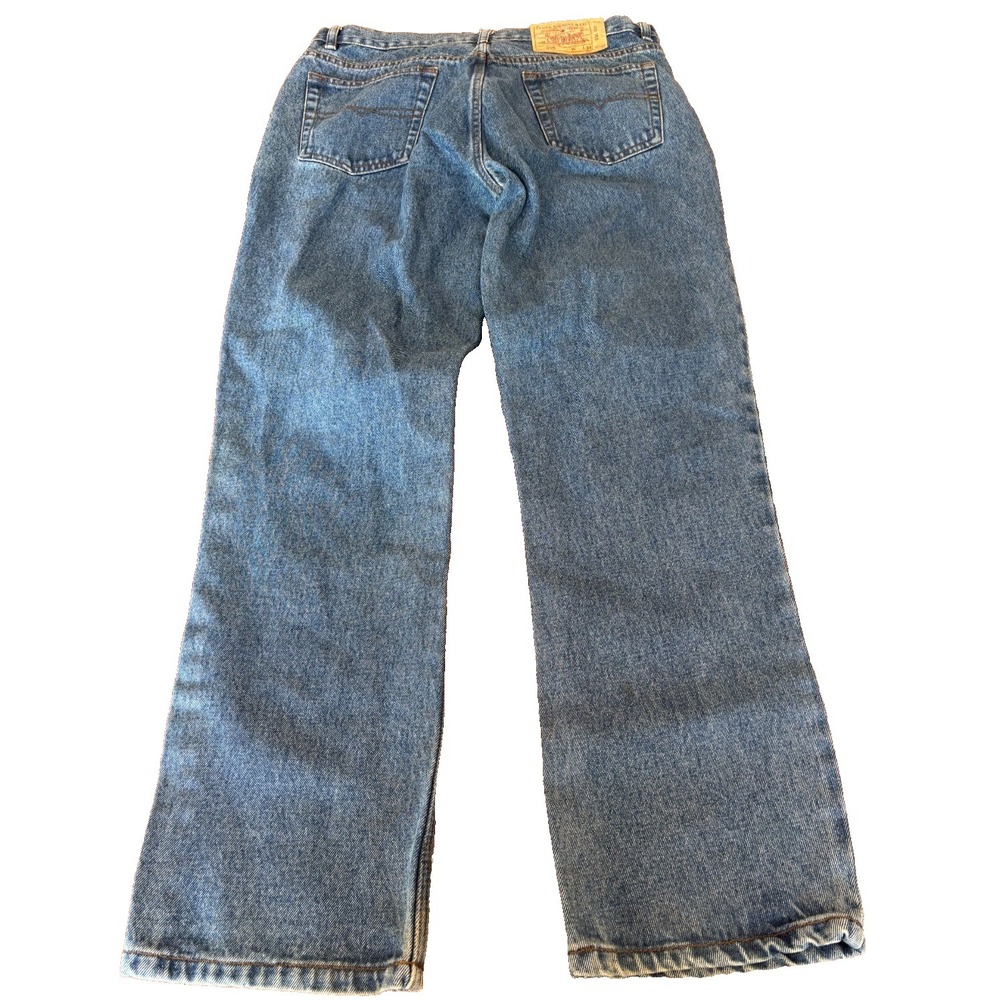 Vintage‎ 90s Levis 550 Jeans Mens 38x30 Blue Denim Relaxed Fit straight Made USA